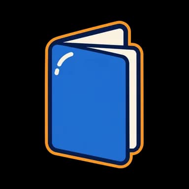 Simple blue passport booklet.